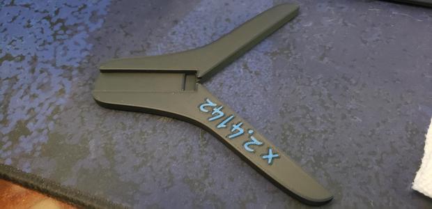 Radius Gauge for Digital Calipers - with text