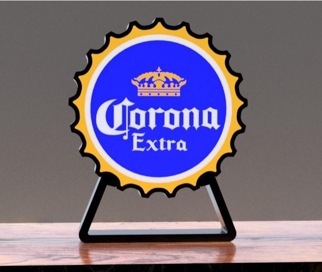 Corona Beer Cap LED Lightbox