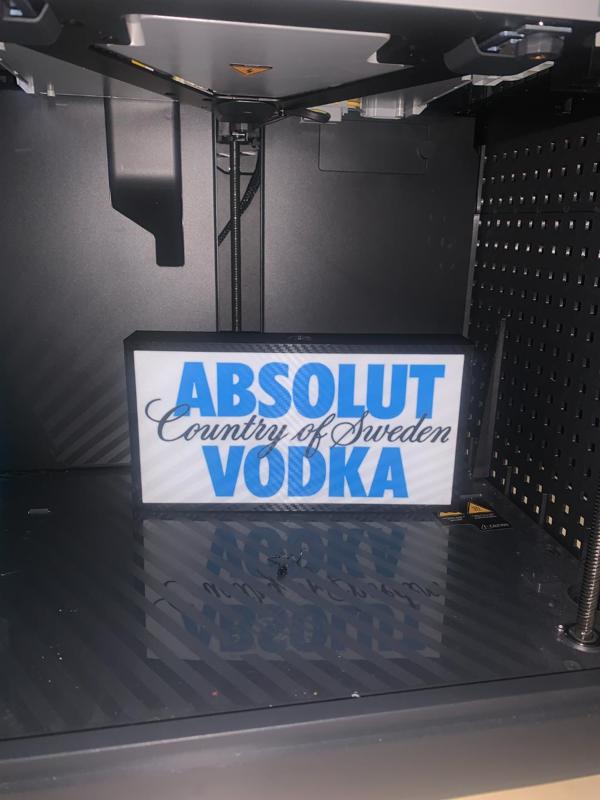 Absolut Wodka LED Lightbox