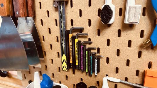 Ikea Skadis Wera 950 Hex Plus (1,5-5mm) keys magnetic mount