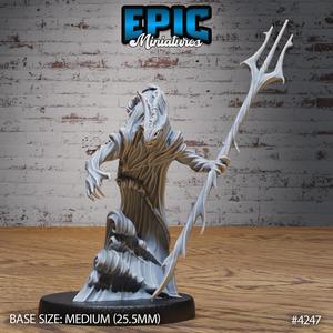 Water Elemental Trident ‧ DnD Miniature ‧ Tabletop Miniatures ‧ Gaming Monster ‧ 3D Model ‧ RPG ‧ DnDminis ‧ STL FILE
