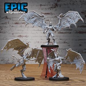 Demon Huntress Set ‧ DnD Miniature ‧ Tabletop Miniatures ‧ Gaming Monster ‧ 3D Model ‧ RPG ‧ DnDminis ‧ STL FILE