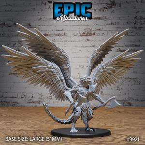 Demon Lord Pazuzu Axes ‧ DnD Miniature ‧ Tabletop Miniatures ‧ Gaming Monster ‧ 3D Model ‧ RPG ‧ DnDminis ‧ STL FILE