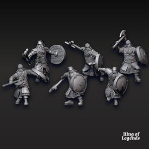 6x Kalak Warrior | Kalak Dwarves | Fantasy | Ring of Legends