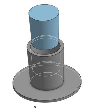 Ikea Skadis Foot Cup Spacer - to help bring the Skadis off the wall and provide extra stability