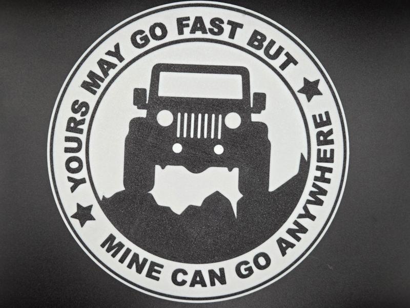 Jeep mine can go anywhere