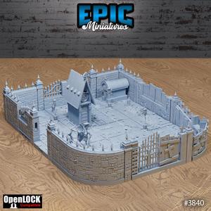 Graveyard ‧ DnD Miniature ‧ Tabletop Miniatures ‧ Gaming Monster ‧ 3D Model ‧ RPG ‧ DnDminis ‧ STL FILE