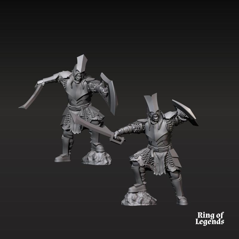 2x Captain Super Orc | Super Orcs | Fantasy | Ring of legends