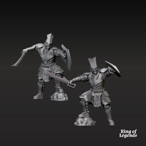 2x Captain Super Orc | Super Orcs | Fantasy | Ring of legends
