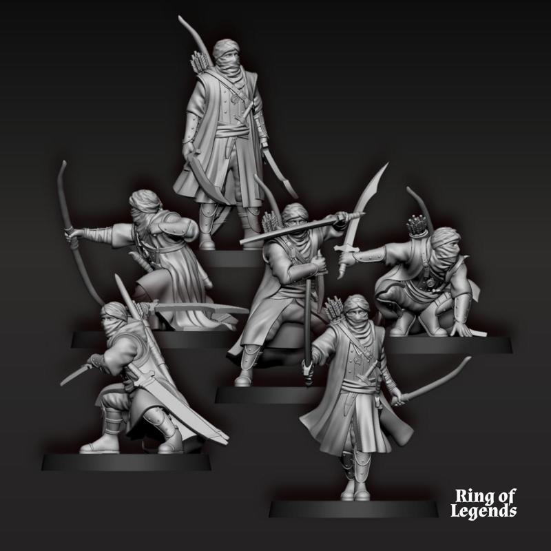 6x Snake Ninja | Snake Army | Fantasy