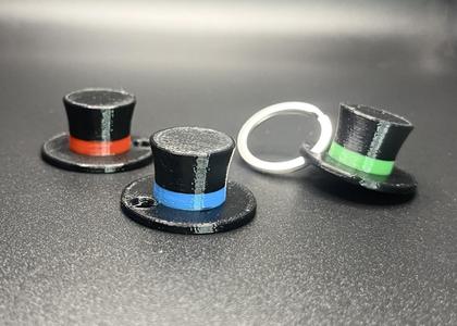 Top Hat Keychain