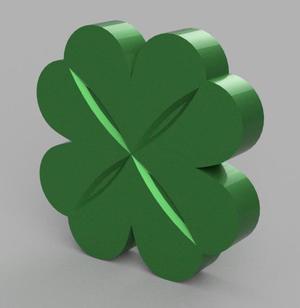Four Leaf Clover Cupcake Topper