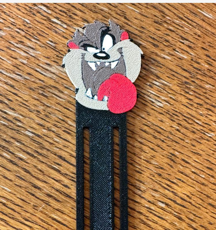 Tazmanian Devil Bookmark