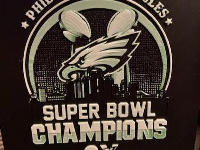 Philadelphia Eagles 2X Champions Hueforge
