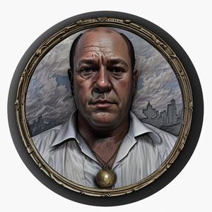 Tony Soprano (The Sopranos) medallion pendant