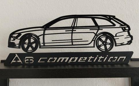 Audi A6 Competition Wallart L=400 (split)