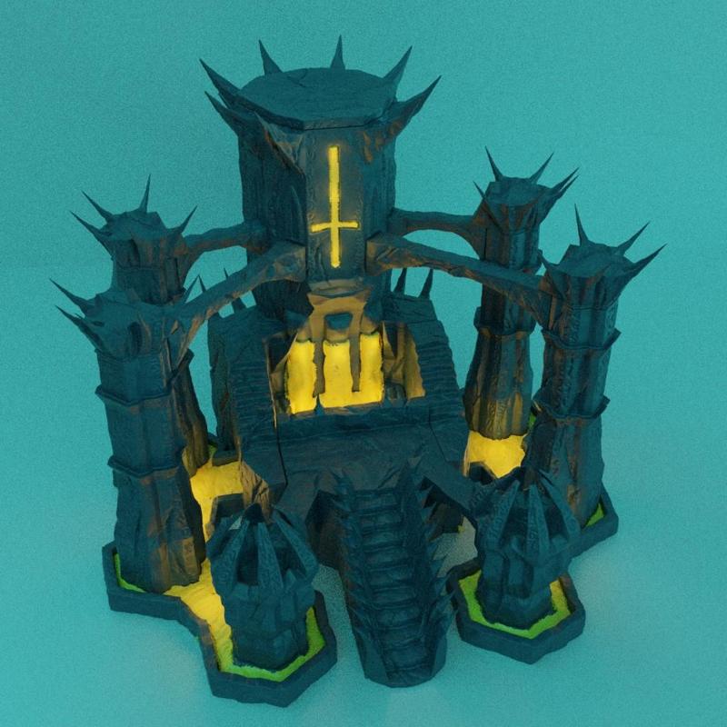 Necropolis Citadel- Tabletop Terrain - 28 MM