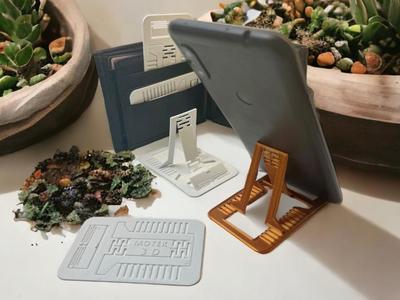 Flexy card phone stand
