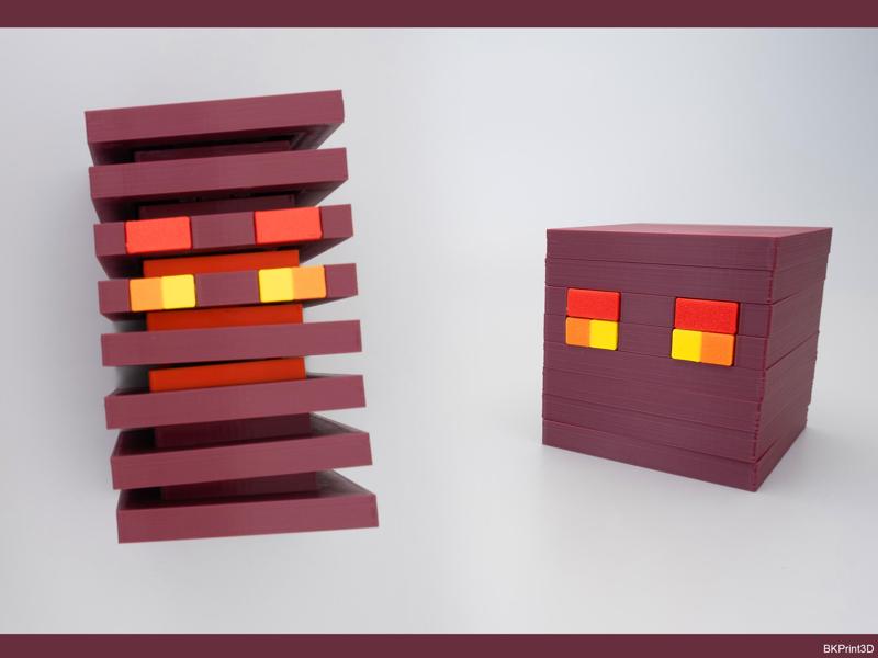 Minecraft Magma Cube | Articulated | Collapsable | Multi-Color