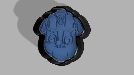 Paw Patrol cookie cutter Rubble