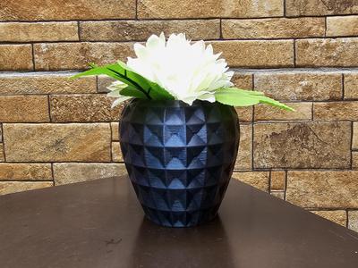Modern Faceted Pot and Planter Vase