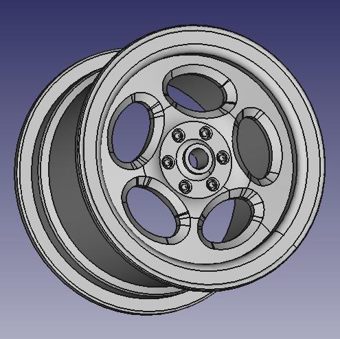 WHEEL RIM RC VEHICLE 3D DESIGN