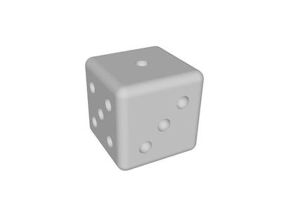 Simple and functional 3D die