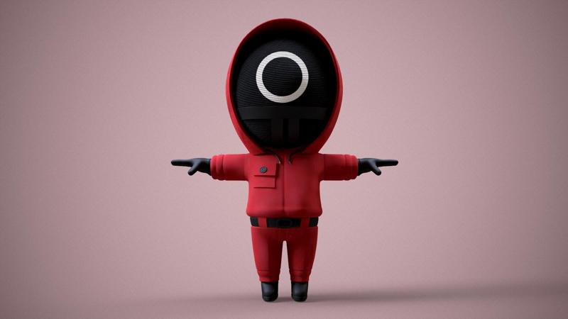 Squid Game - Pack 3 Soldiers 3D model