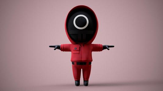 Squid Game - Pack 3 Soldiers 3D model