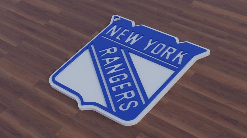 New York Rangers Keychain