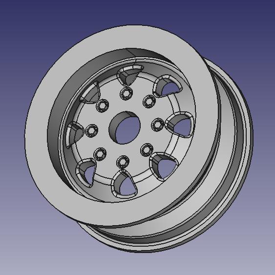 WHEEL RIM 3D MODEL PROTOTYPE