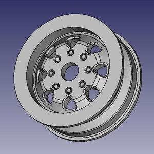 WHEEL RIM 3D MODEL PROTOTYPE