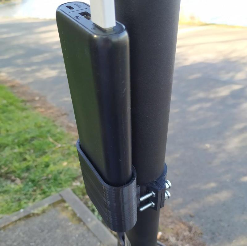 *F360 Files Available* Segway Ninebot MAX G30 G30D PowerCore Anker 20100mAh 20000mAh Powerbank Holder