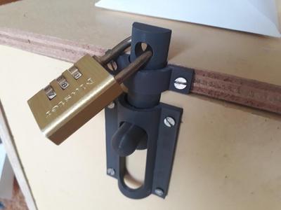 LOCK for door or boxes with PADLOCK