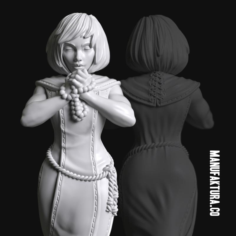 Devotion Series 03a – Gene-enhanced Female Battle Sister Praying