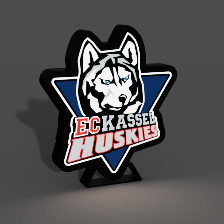 Kassel Huskies Lightbox LED Lamp