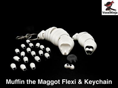 Muffin the Maggot Flexi & Keychain