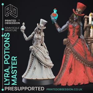 Potion Lady - Puppet Master Show - PRESUPPORTED - Illustrated and Stats - 32mm scale