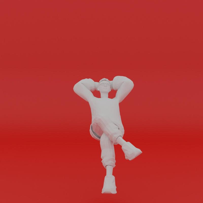 Character Pose Toy Man Miniature Figure 080