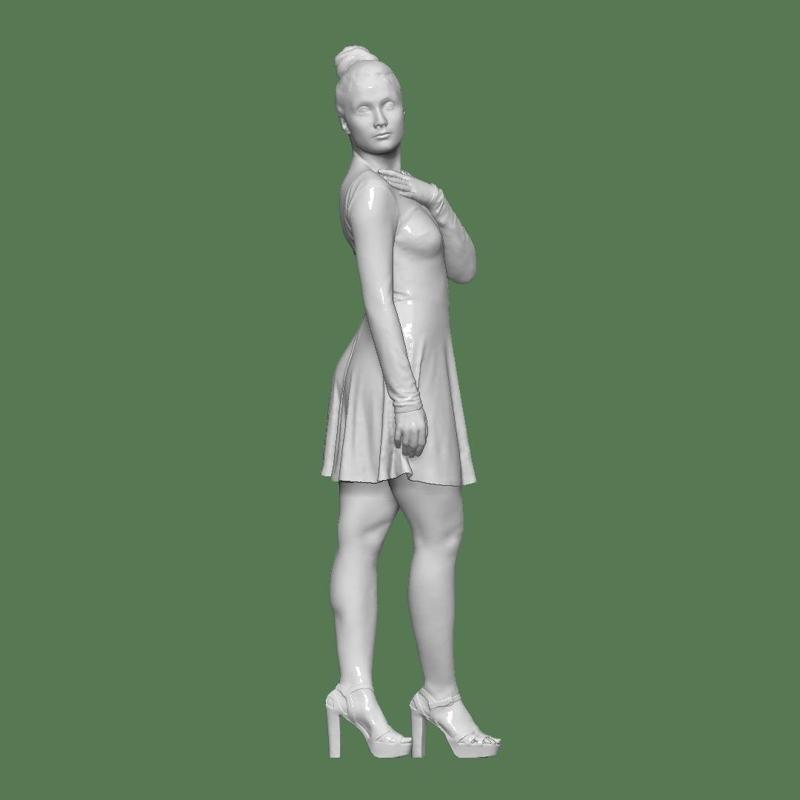 WOMAN DRESS PEOPLE CHARACTER DIORAMA