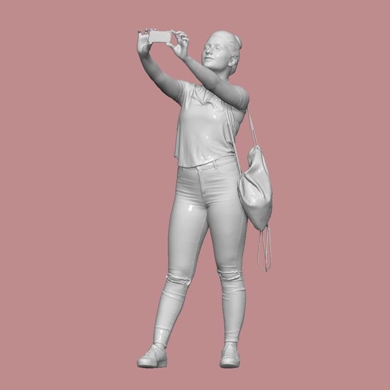 WOMAN GYM PHOTO PEOPLE CHARACTER DIORAMA