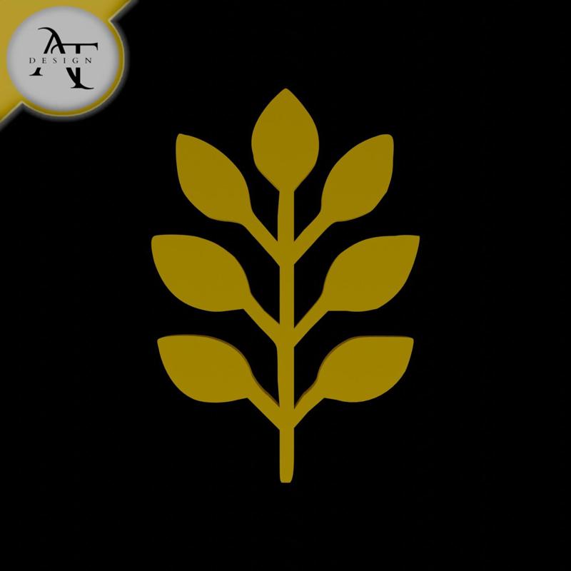Simple Leaf Symbol - 2D Art