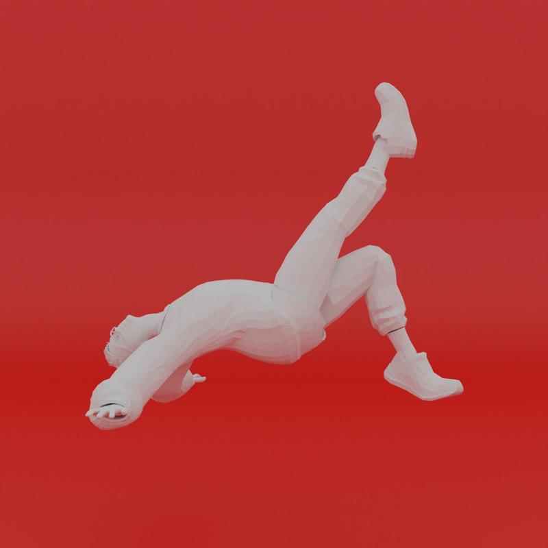 Character Pose Toy Man Miniature Figure 017