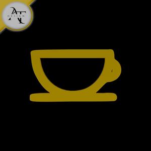 Simple Coffee Cup Symbol - 2D Art