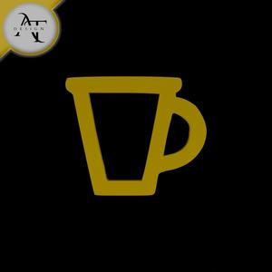 Simple Coffee Cup Symbol - 2D Art