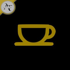 Simple Coffee Cup Symbol - 2D Art