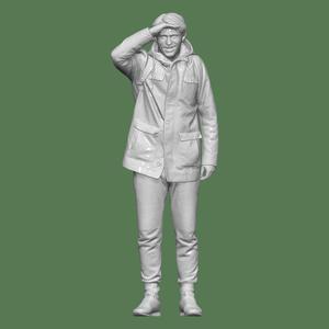 MAN WITH BAG FOR DIORAMA PEOPLE CHARACTER