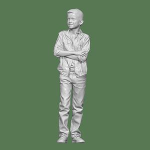 BOY STAND FOR DIORAMA PEOPLE CHARACTER