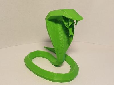 Low poly snake