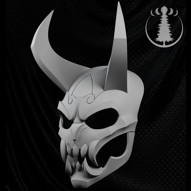 MASK "BLOOD MOON SHEN"